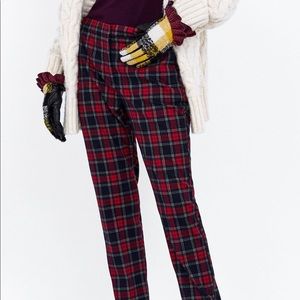 Zara plaid pants